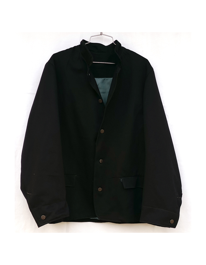 Bakker Brown mens black cotton tyrolean jacket