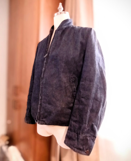 denim bomber