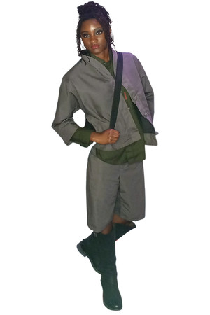 Bakker Brown spring summer 2026 look Haori jacket - Button-up - Basketball shorts