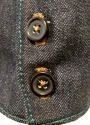 Denim Jacket Button Front, sleeve detail